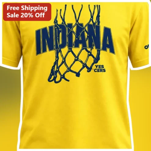 Yes 'Cers Indiana Pacers Basketball Fan Tee