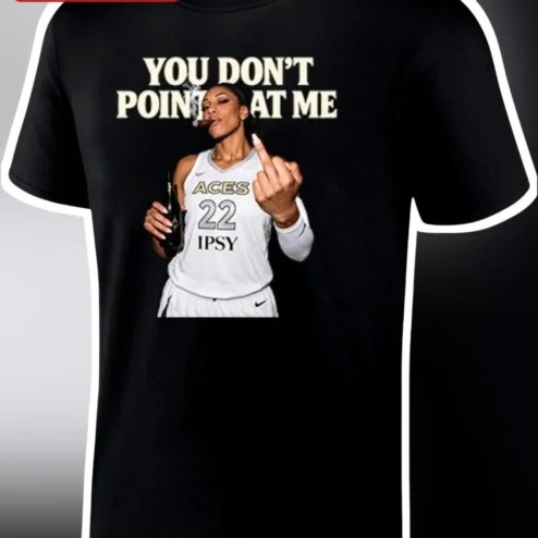 You Don't Point At Me Alyssa Thomas WNBA Las Vegas Aces Funny Graphic Tee