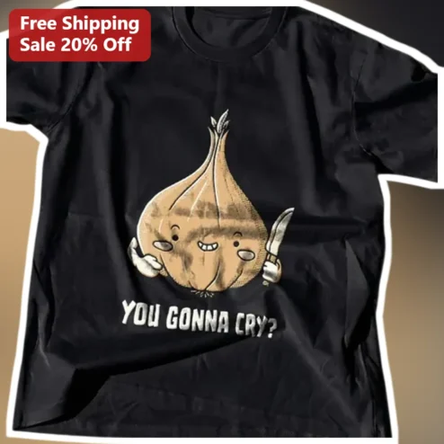 You Gonna Cry Funny Onion Chef Graphic Tee
