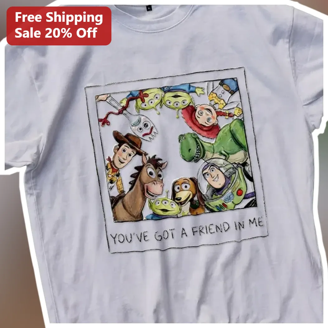You've Got A Friend In Me Toy Story Characters Graphic Tee