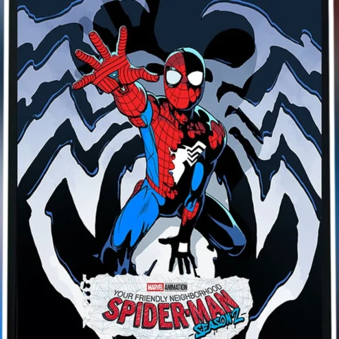Your Friendly Neighborhood Spider-Man Season 2 Marvel Animation Poster Wall Art Gift for Fans