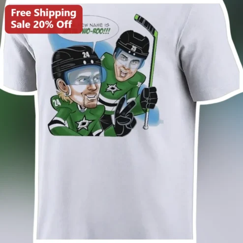 Your New Name Is Dallas Stars Hockey Tee Personalized Miro Heiskanen Jason Robertson Fan Gift available at our Chicago, Illinois warehouse