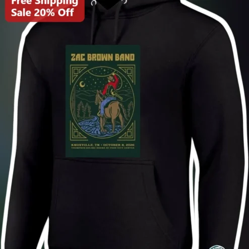 Zac Brown Band Love Country Hoodie Vintage Western Concert Poster Graphic Pullover for Country Music Fans