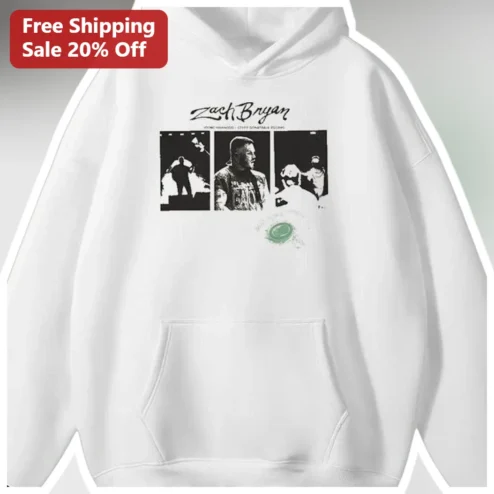 Zach Bryan Hoodie Country Music Merch Pullover Folk Rock Apparel Gift