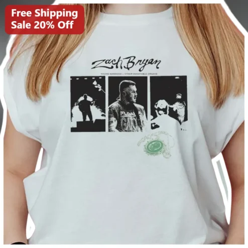 Zach Bryan Young Manhood Other Donatable Organs Vintage Style Graphic Tee for Country Music Fans