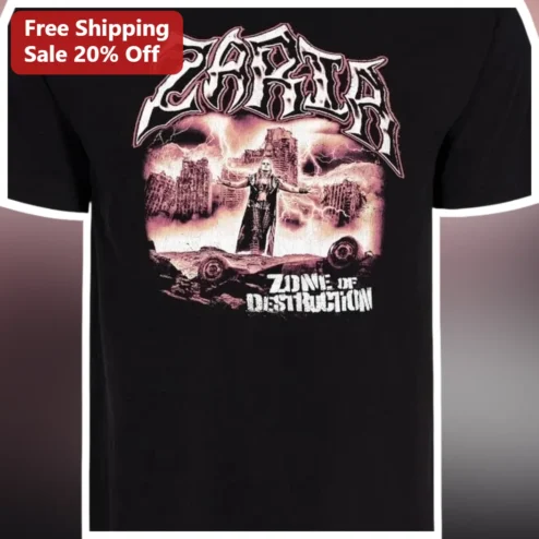 Zarpa Zone of Destruction Graphic Tee Retro Sci-Fi Cult Movie Merch