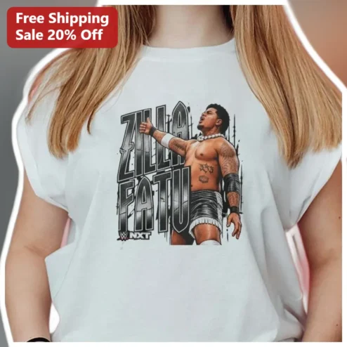 Zilla Fatu NXT Graphic Tee Pro Wrestling Fan Apparel Shirt