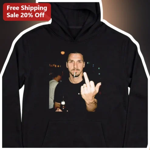 Zlatan Ibrahimović Hoodie Edgy Football Legend Sweatshirt for Men Women