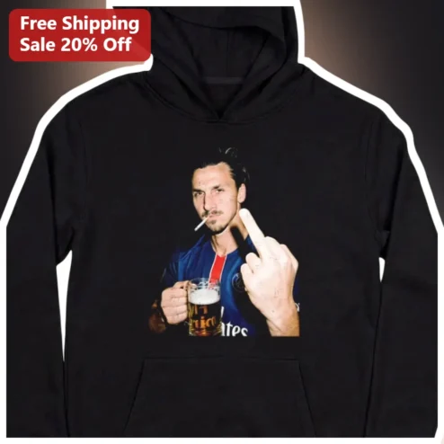 Zlatan Ibrahimović Hoodie Funny Soccer Meme Pullover for Men Football Fans Gift