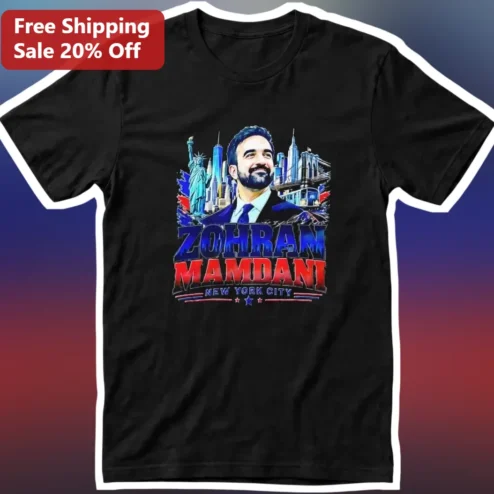 Zohran Mamdani New York City Tee Mayor of NYC Political Graphic Shirt